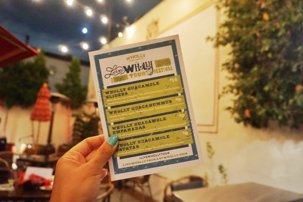 Wholly Guacamole - El Cid Menu